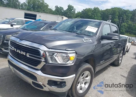 2021 Ram 1500 Big Horn 4X4 5'7 Box from USA, damaged, VIN 1C6SRFFT1MN632606